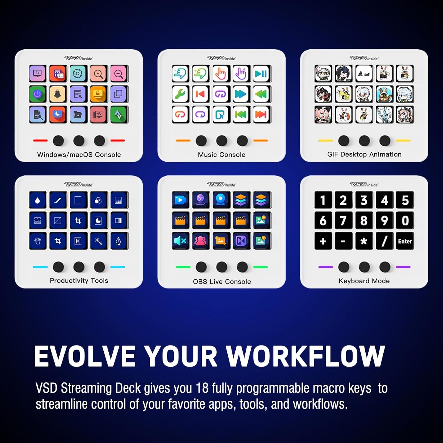 Macro Keypad Stream Controller Deck