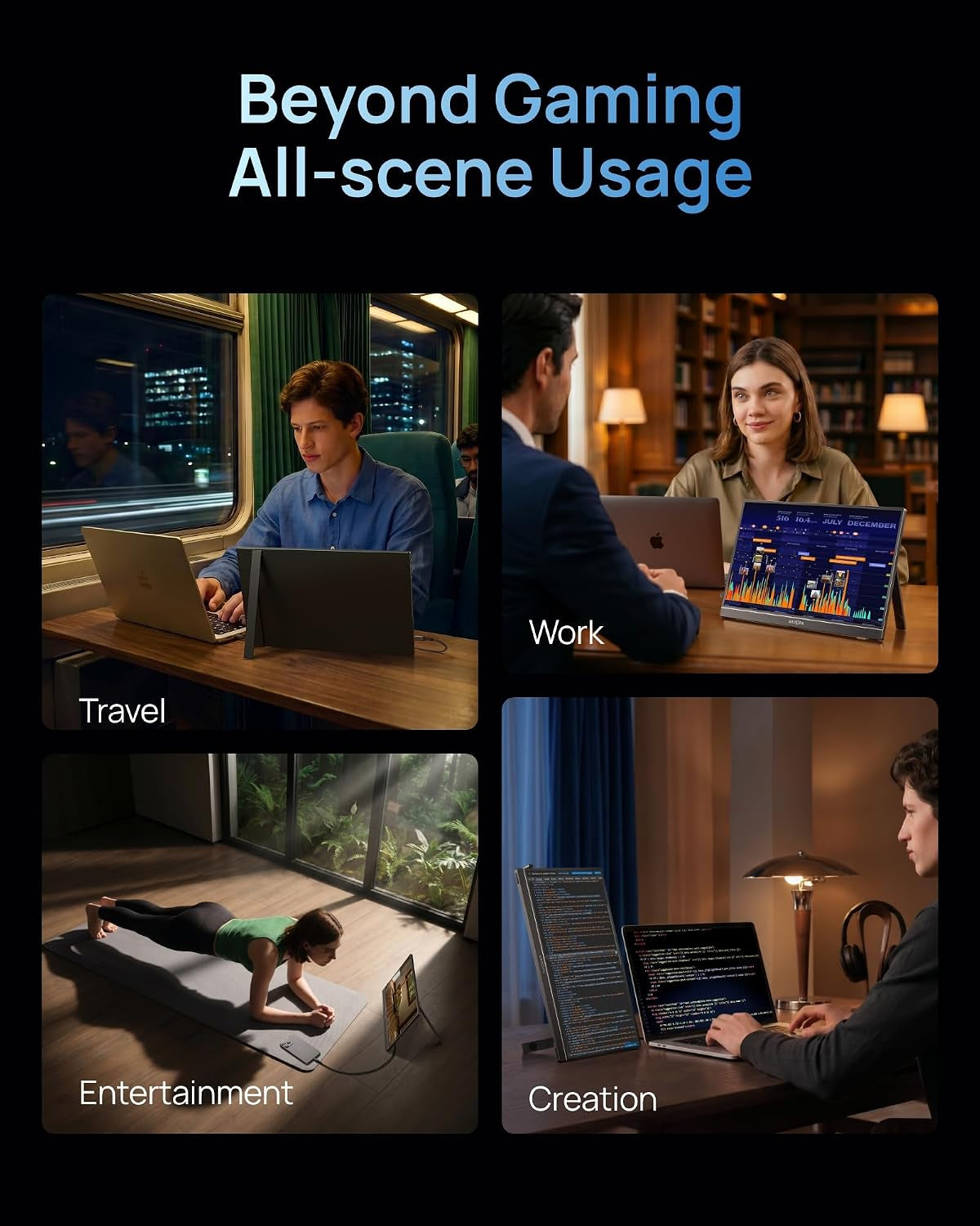 Ultra-Slim 144Hz Gaming Monitor 16.1"